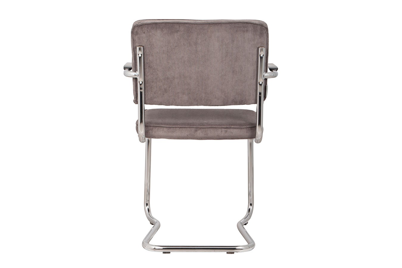 Freischwinger King mit Arm Cord grau