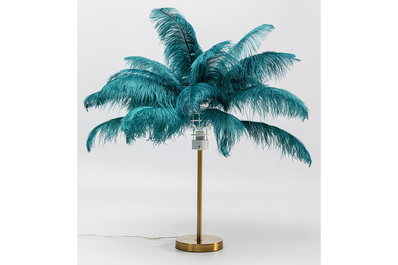 Tischlampe Feather Palm grün