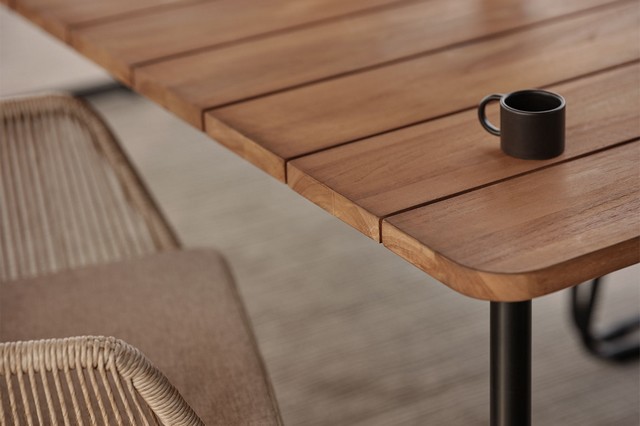 Outdoortisch Nolli Teak natur 225cm