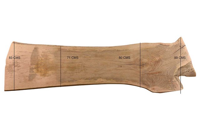 Tischplatte Mango Massivholz Monolith 350