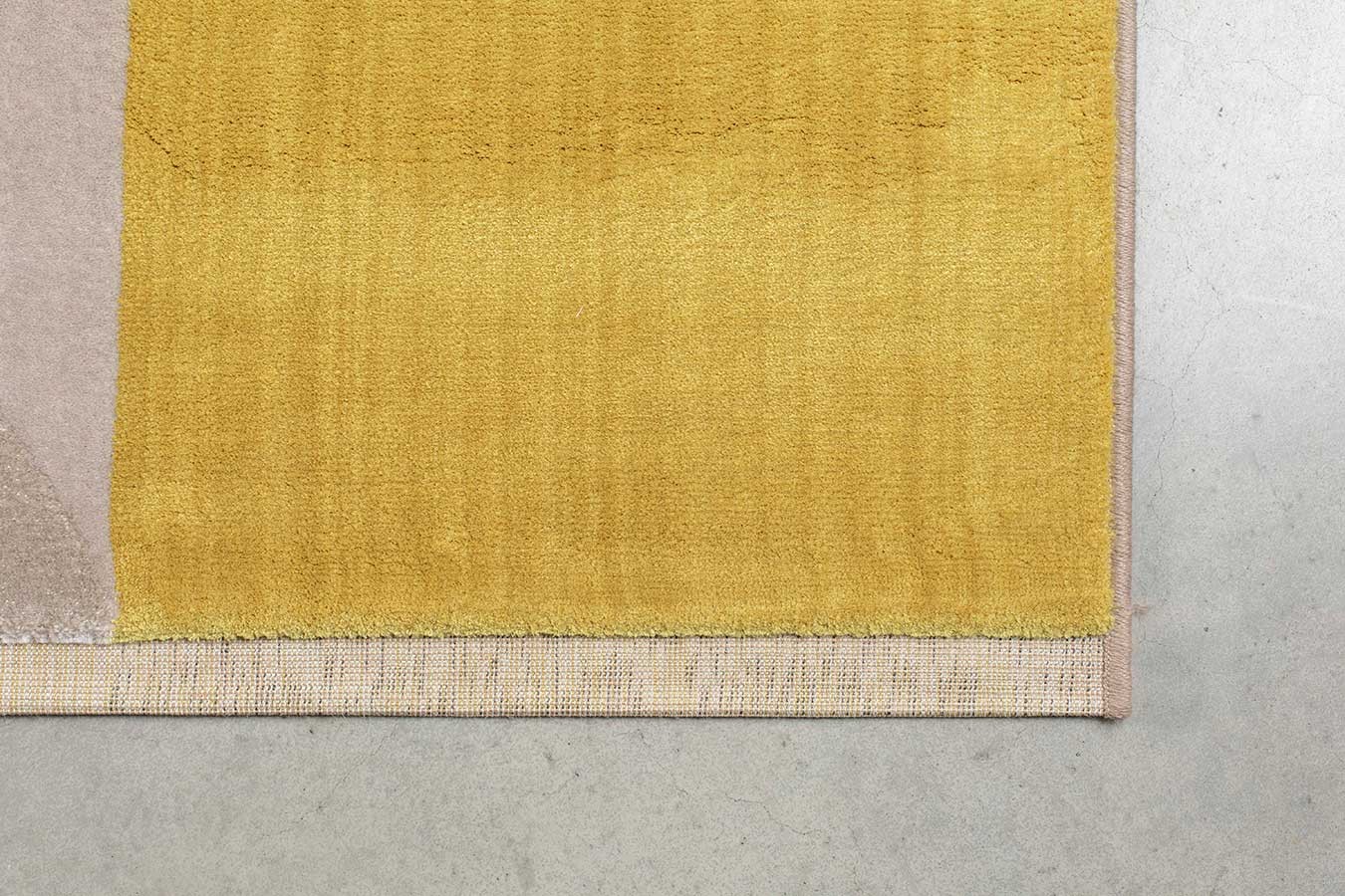 Teppich grau senf 290 x 200cm