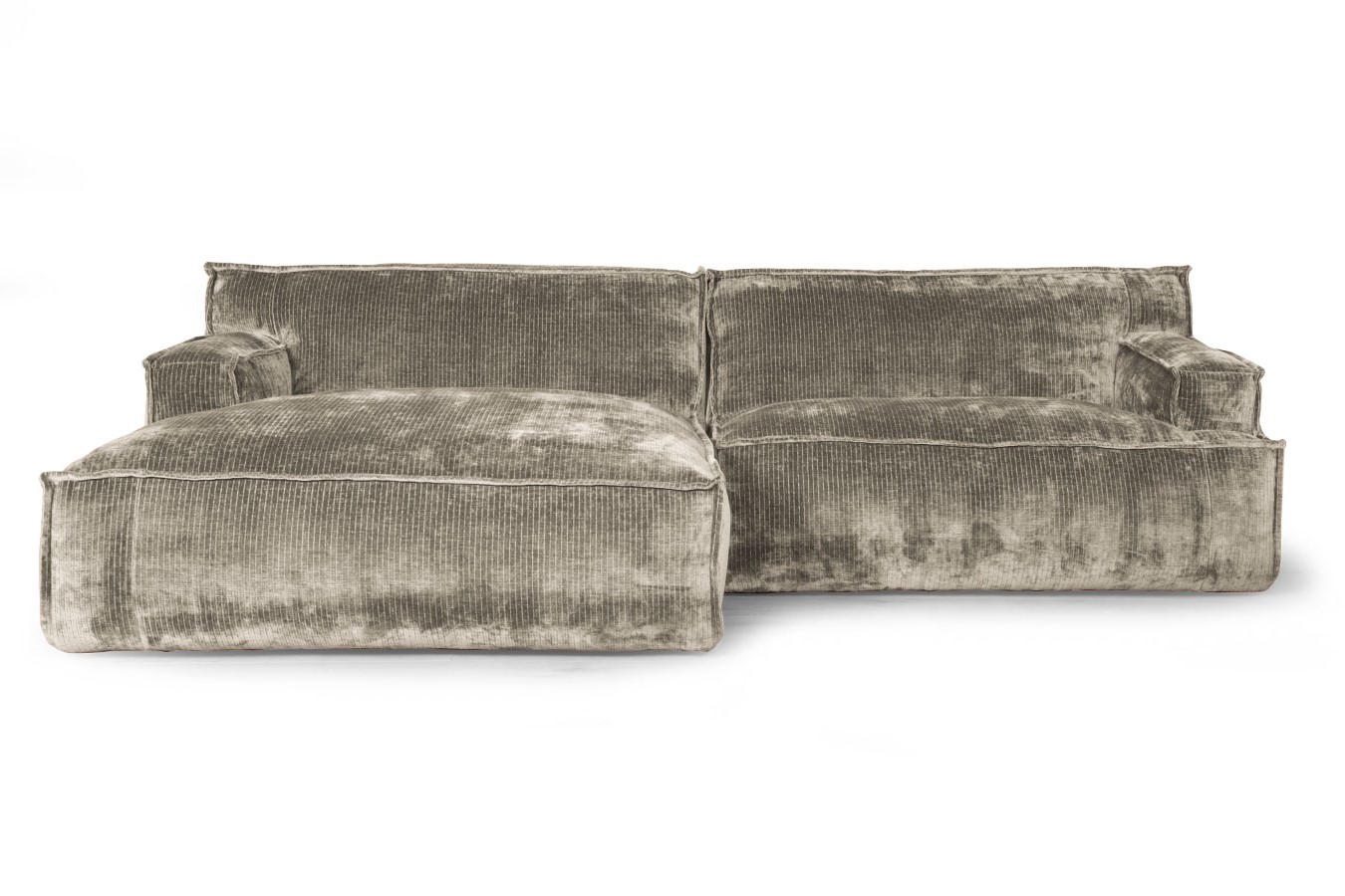 Ecksofa Plantes Cord petrol