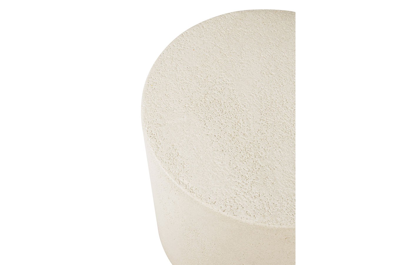 Beistelltisch Elements Mikrozement beige D 40 cm