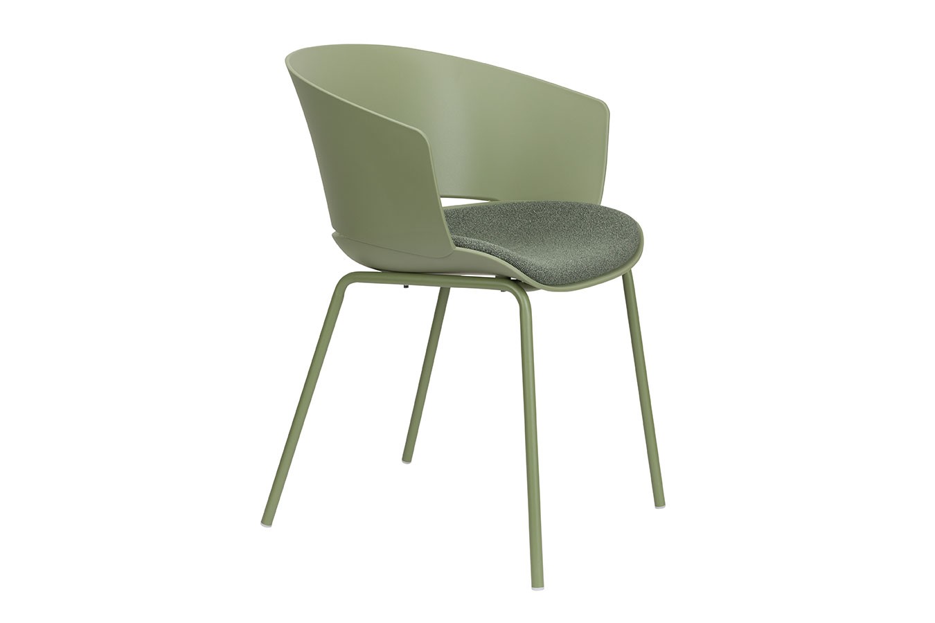 Designerstuhl Jessi Kunststoff grün