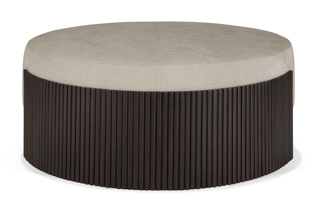 Pouf Roller Max Mahagoni braun D 85 cm