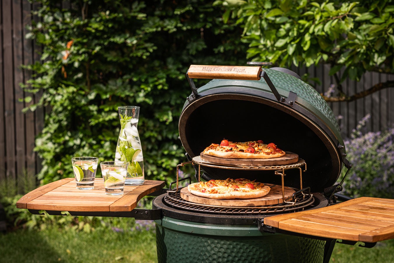 Big Green Egg Back- und Pizzastein flach L Ø 36 cm