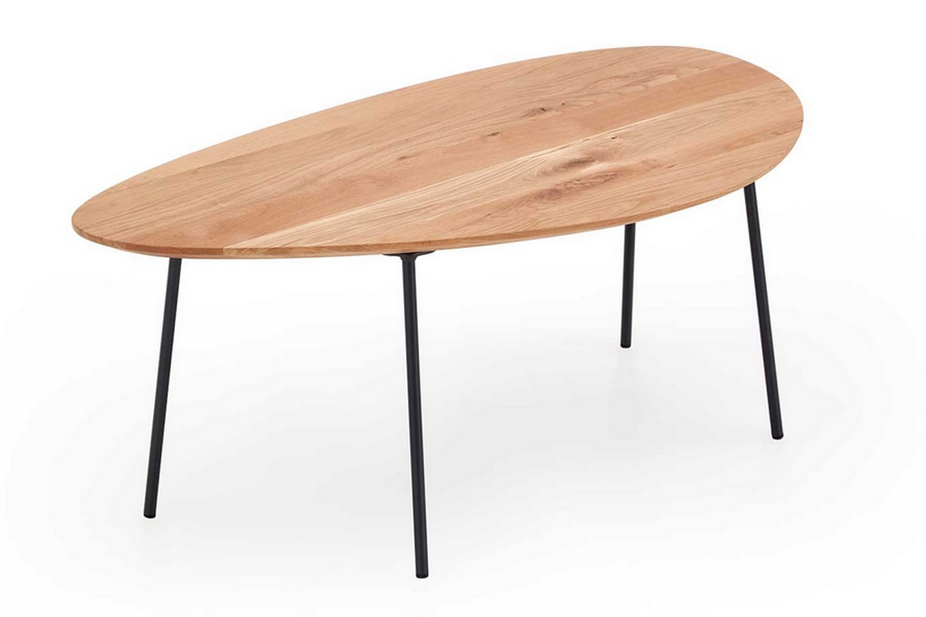 Couchtisch oval Eiche Massivholz ab 95x50
