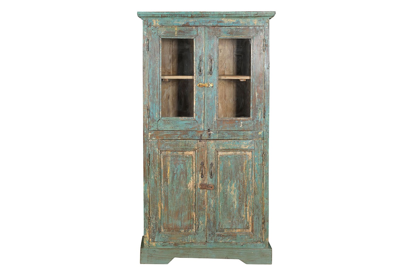 Vitrinenschrank Vintage grün