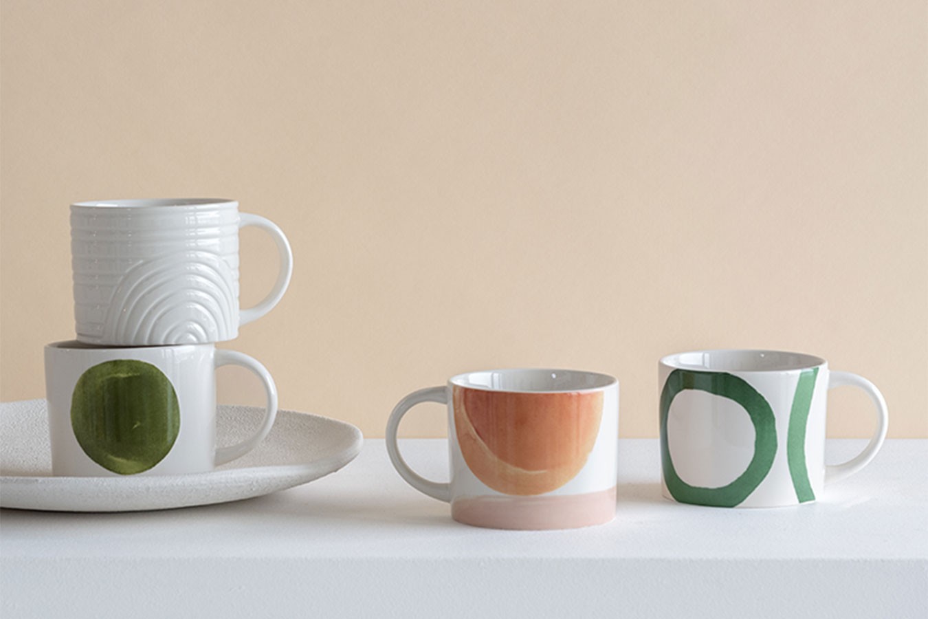 Tasse Tazza orange D 10,5cm