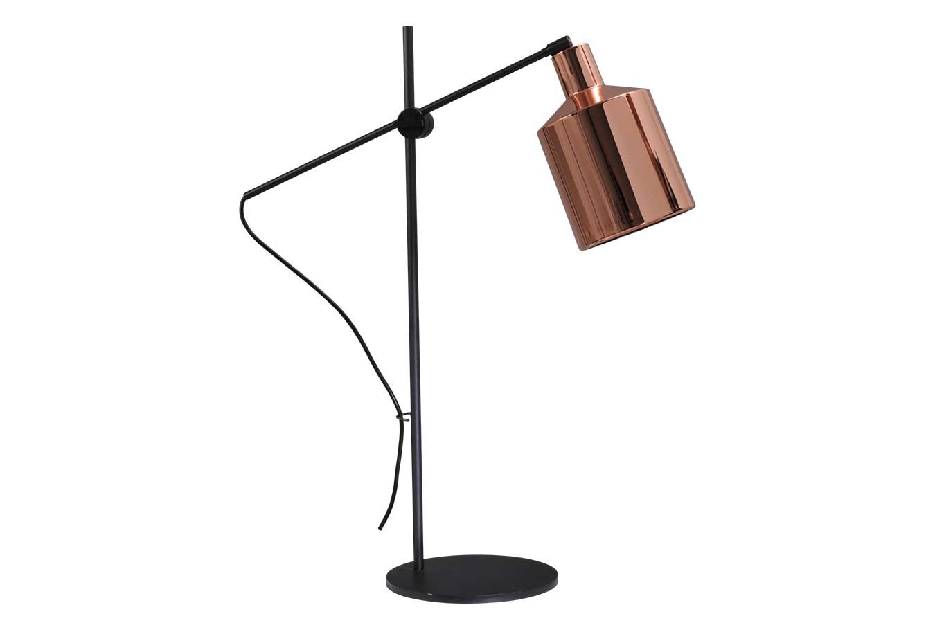 Tischlampe Boo matt schwarz kupfer