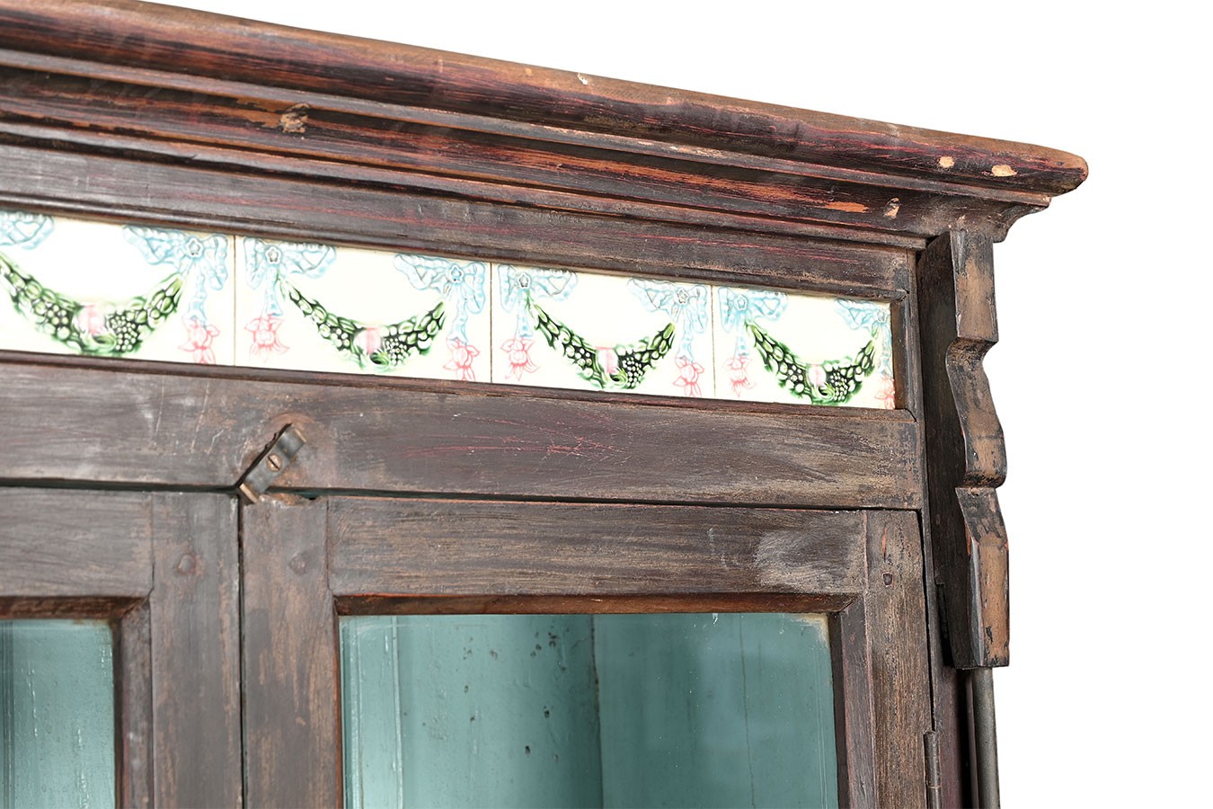 Vitrinenschrank Vintage braun