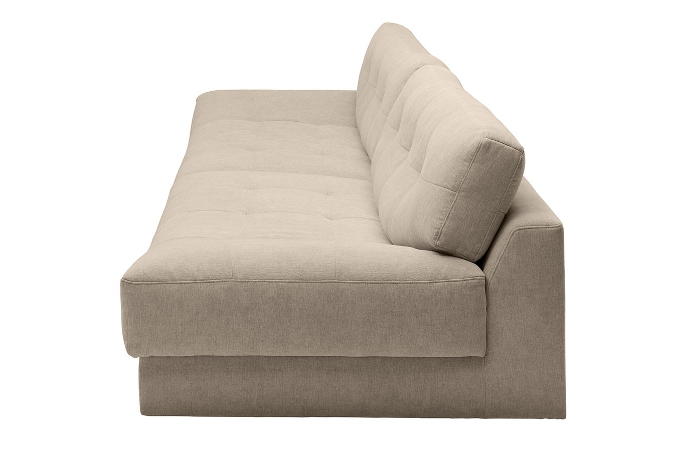 Sofa Tizio 3-Sitzer Stoff champagner