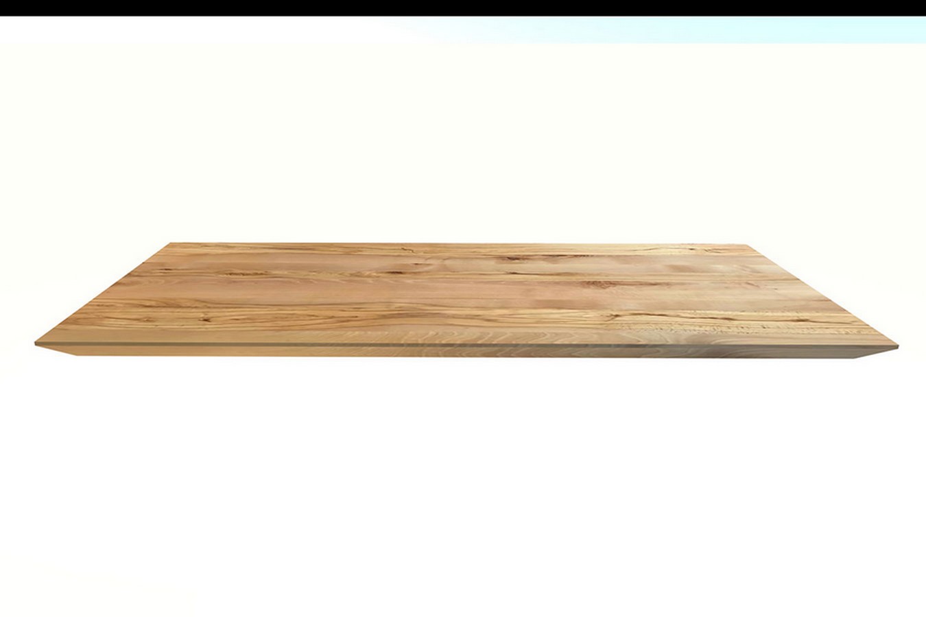 Tischplatte 6,5 cm Wildbuche massiv schweizer Kante extrem ab 60 cm konfigurierbar