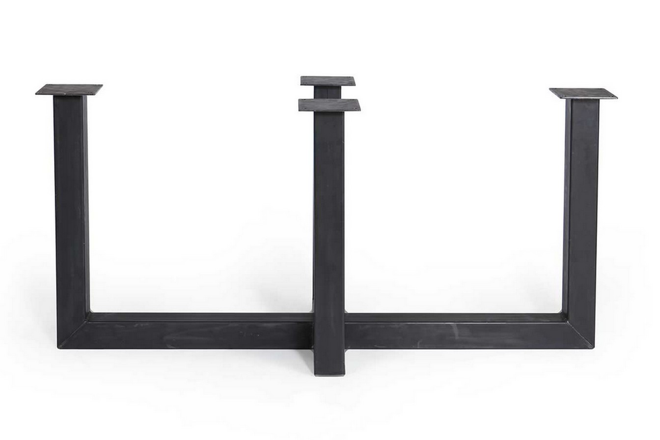 Tischgestell "U" lang kurz Stahl B 180 cm