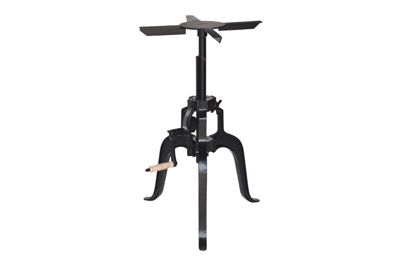 Mittelfuß schwarz höhenverstellbar bis 90cm