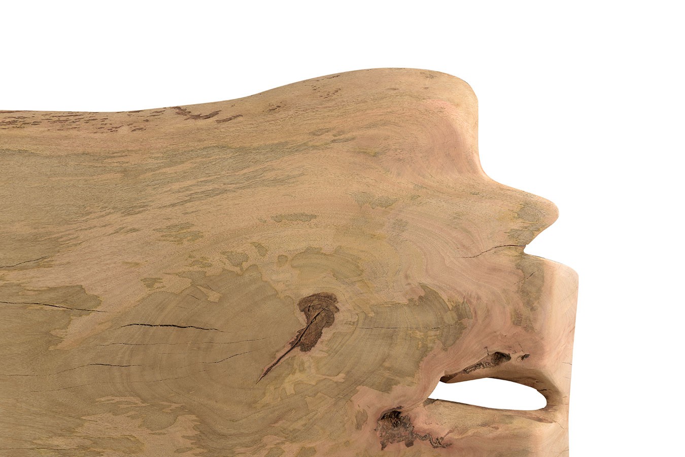 Tischplatte Mangoholz Monolith 260x95 cm