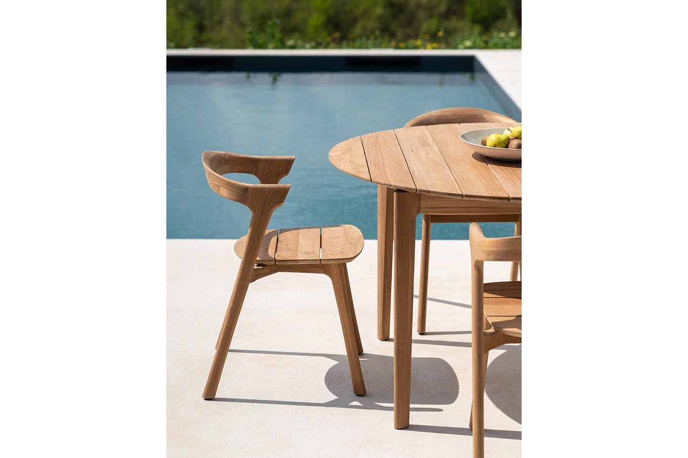 Outdoortisch Bok Teak D 125 cm