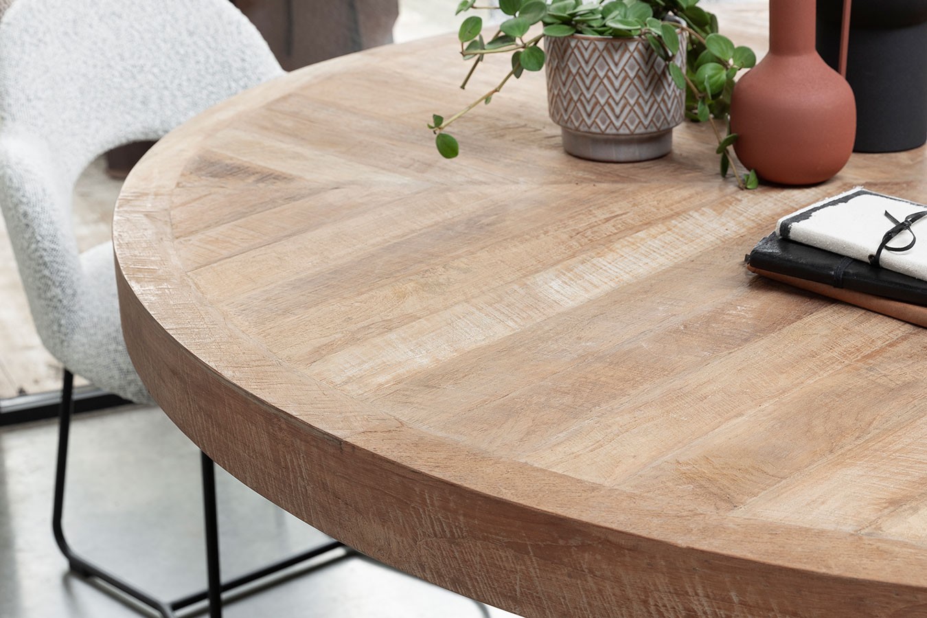 Esstisch Darwin Teak natur D 150 cm