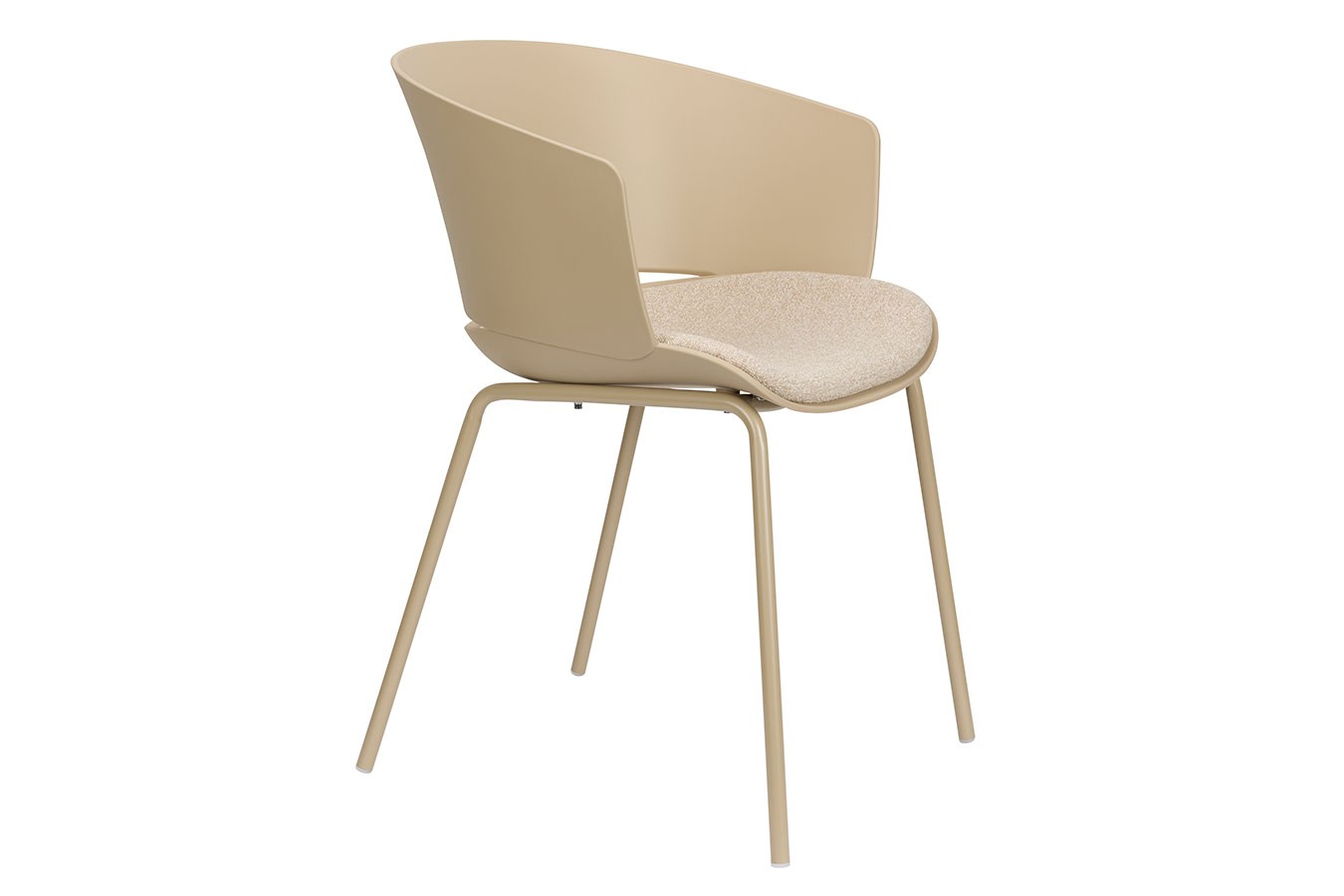 Designerstuhl Jessi Kunststoff beige