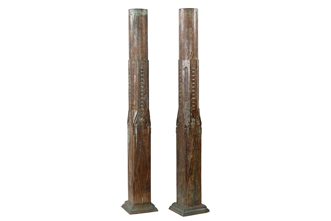 Dekosäule Massivholz H ca 150 cm