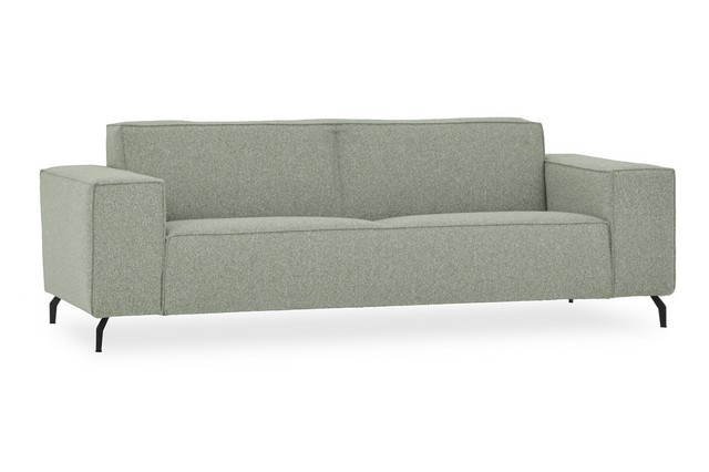 2,5-Sitzer Nador Stoff Designersofa Nador Stoff hellgrau
