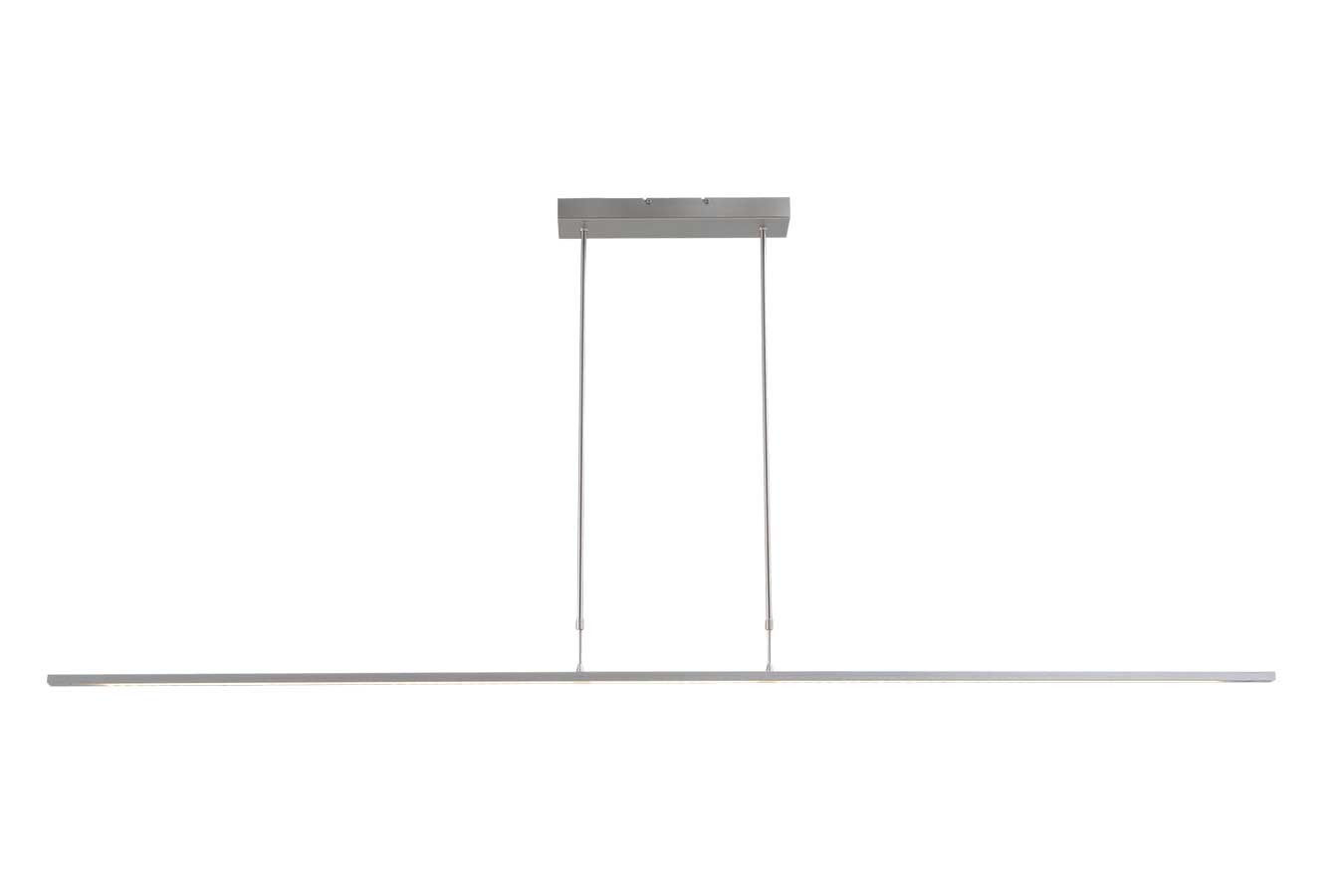 Hängeleuchte nickel B 200 cm