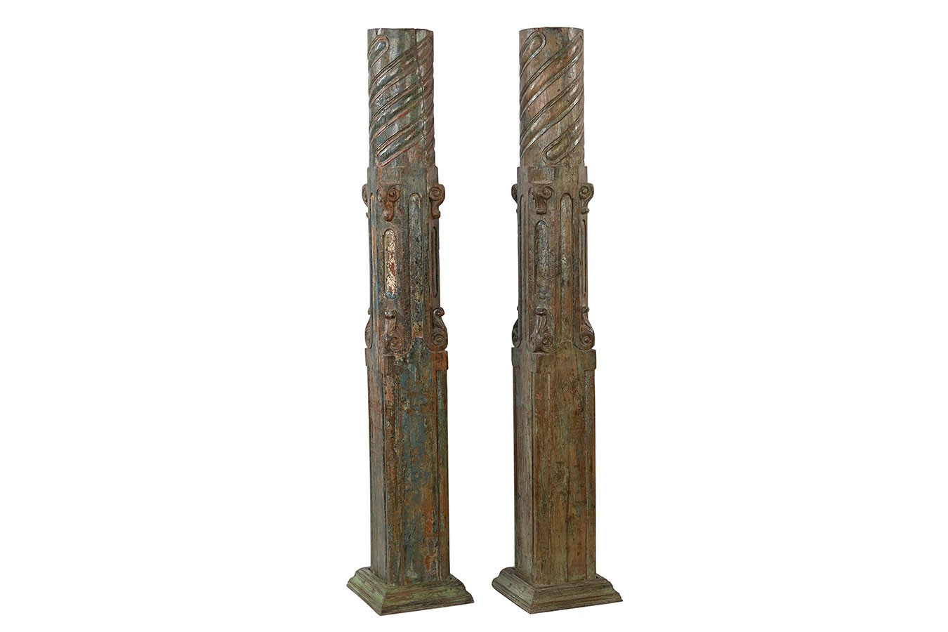 Dekosäule Massivholz H ca 150 cm