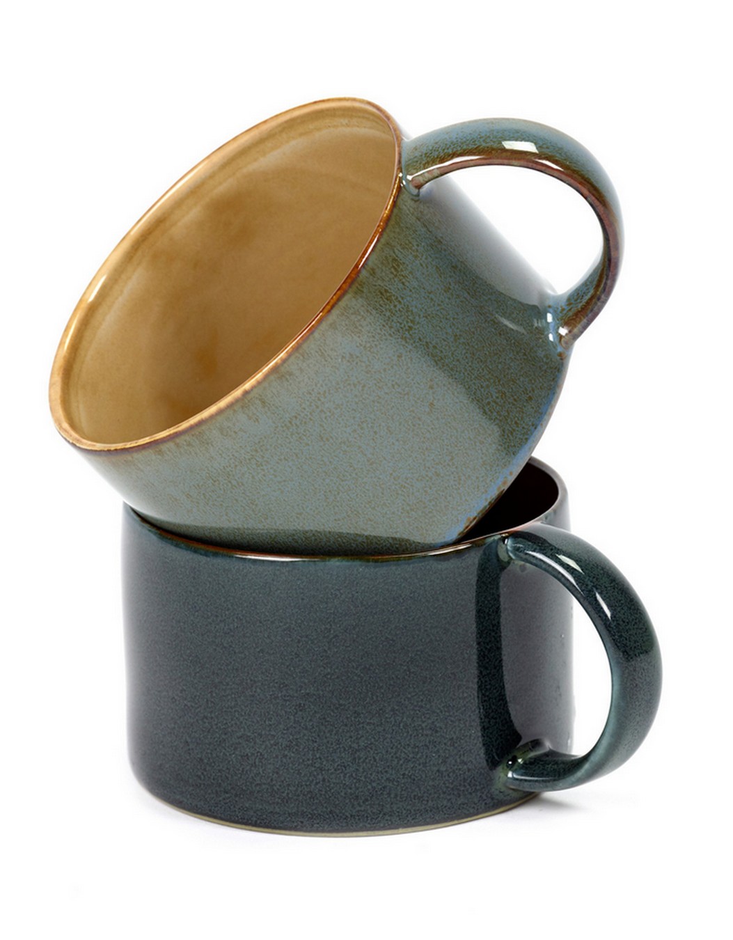 Espressotasse Terres de Reves blau rostrot