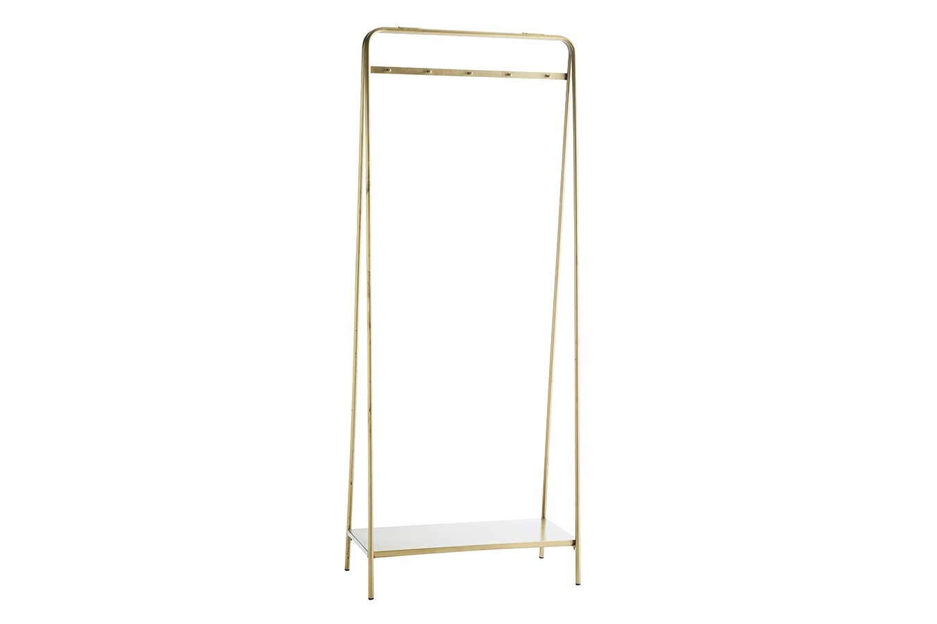 Garderobe Metall gold