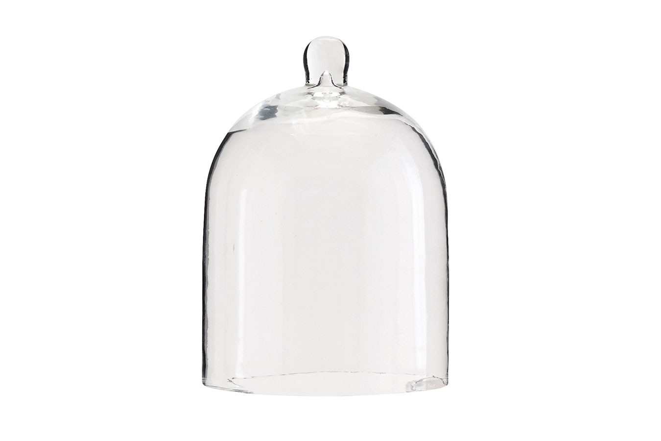 Glasglocke transparent klein