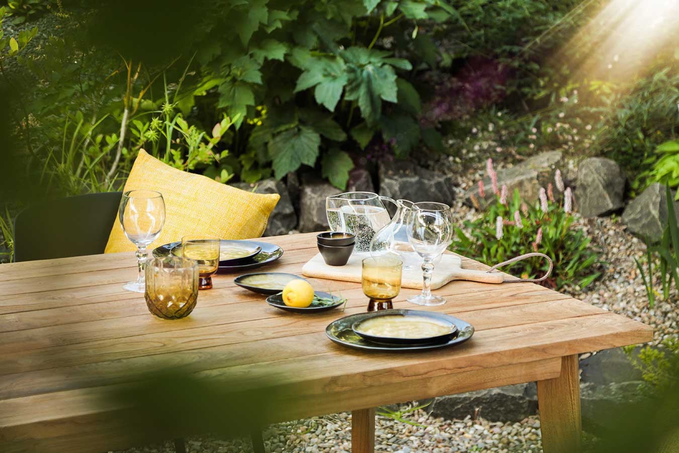 Gartentisch Kylie Teak massiv 180 cm