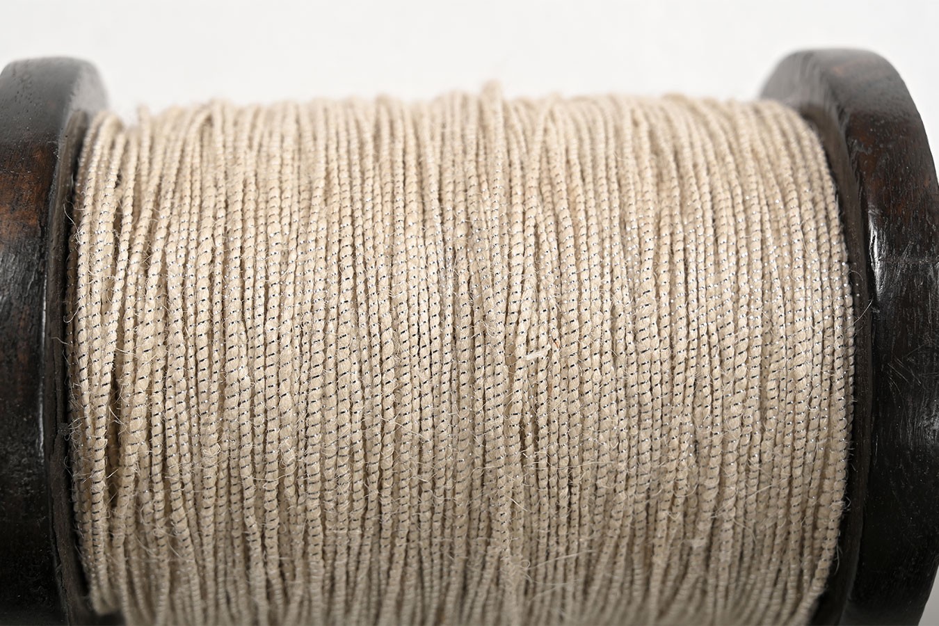 Jute-Lurex Band Ribbons 200m natur