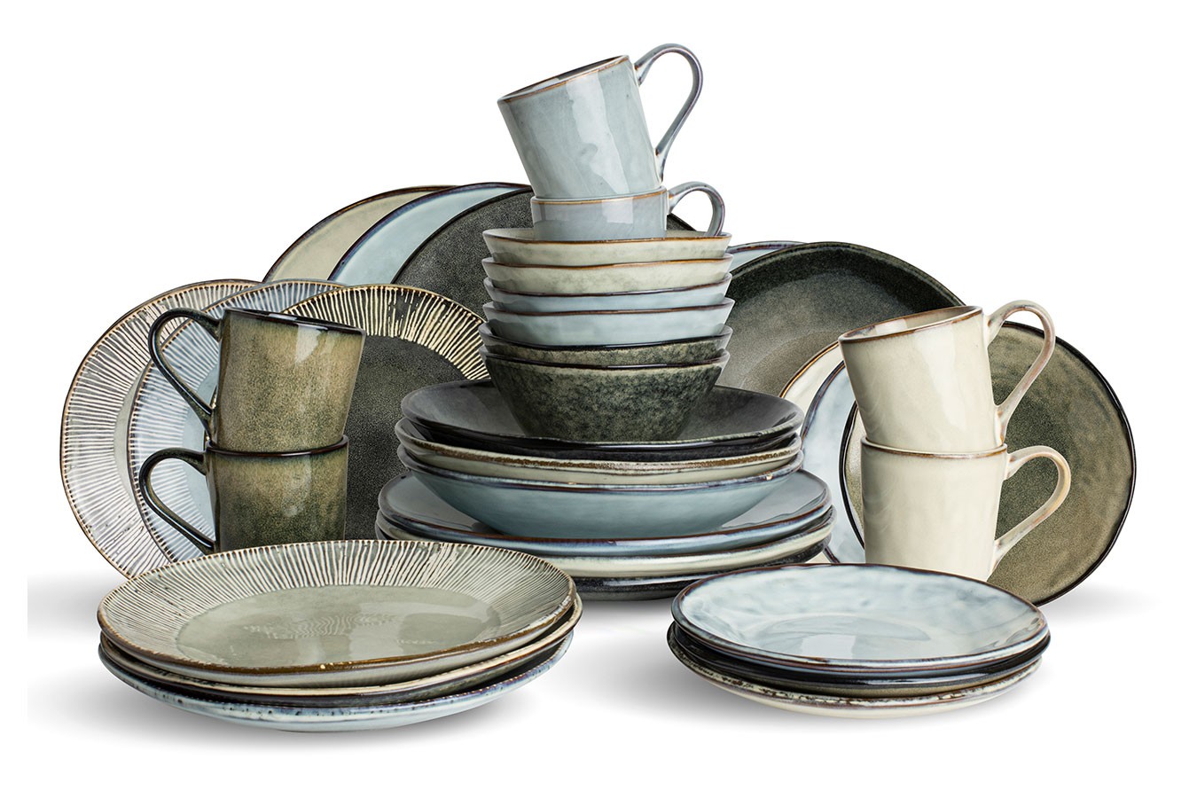 Suppenteller Dutch Rose blau D 23,5cm
