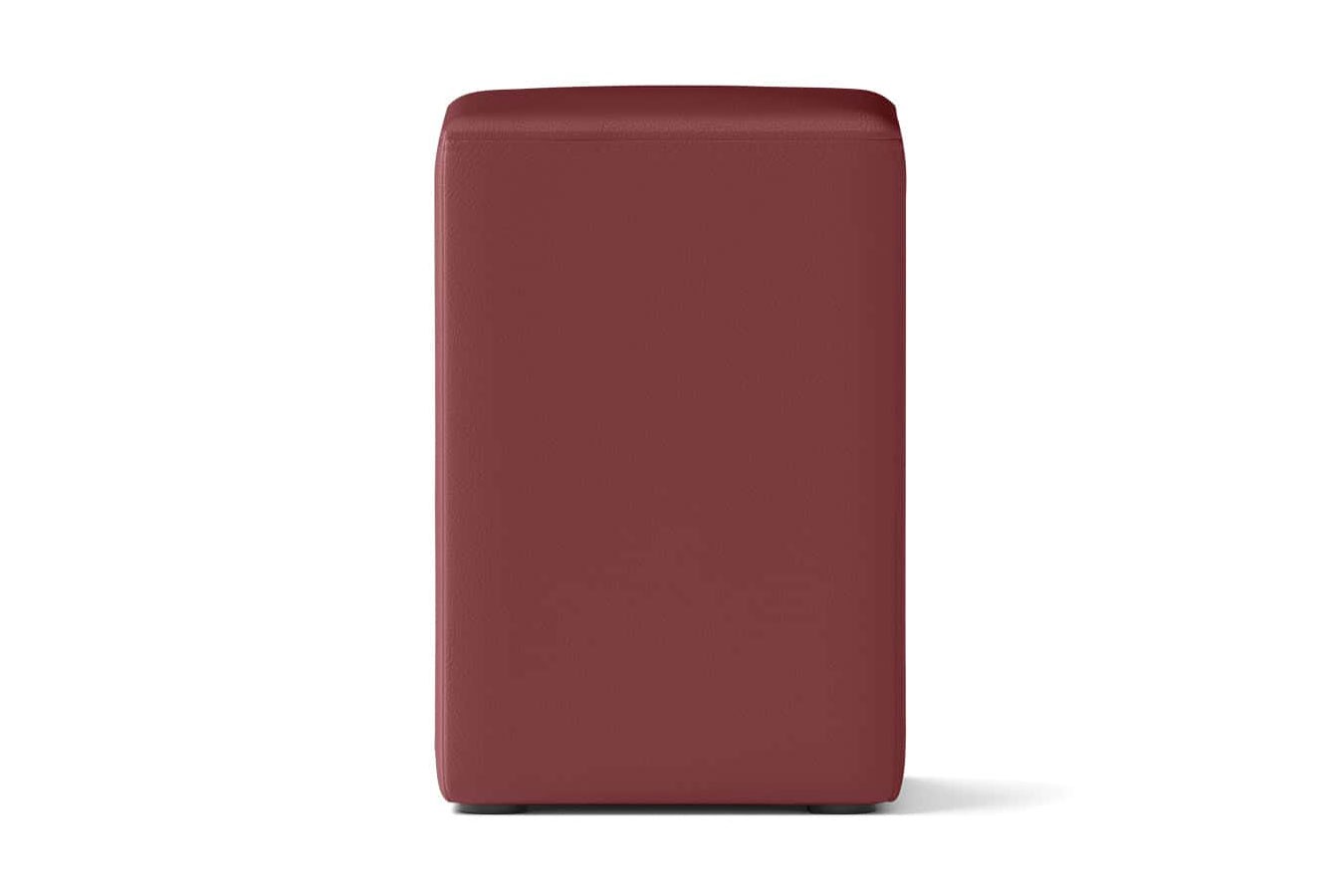 Sitzhocker Leder bordeaux