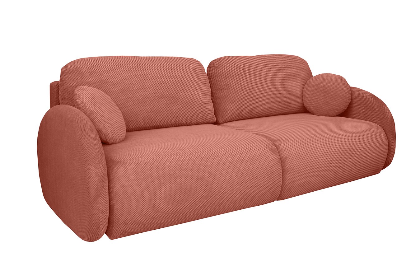 Schlafsofa Siena Stoff altrosa