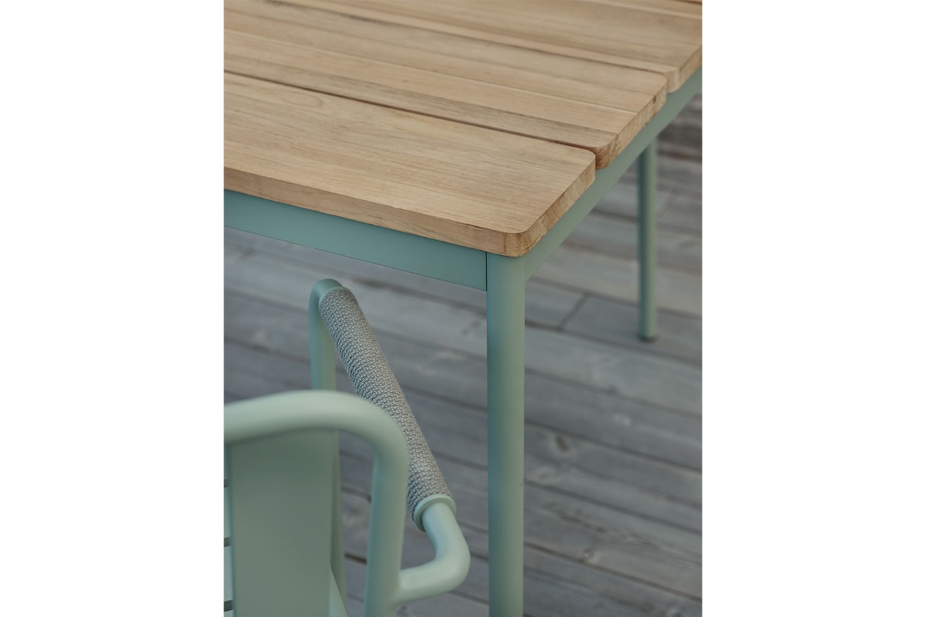 Esstisch Nox Teak grün 238cm