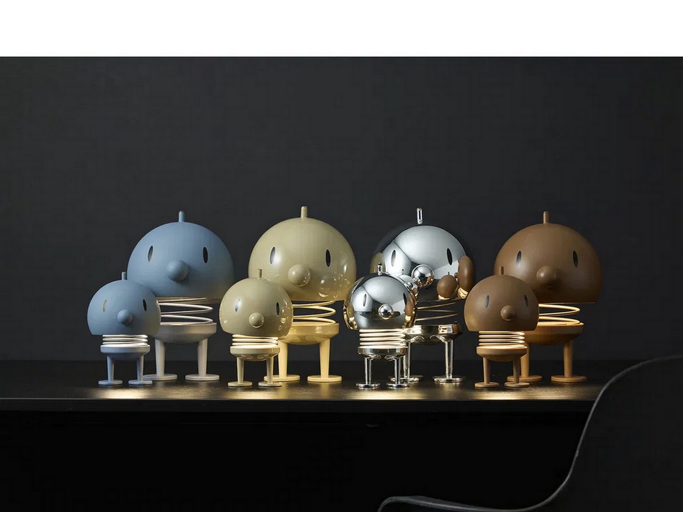Hoptimist LED Lampe chrome L