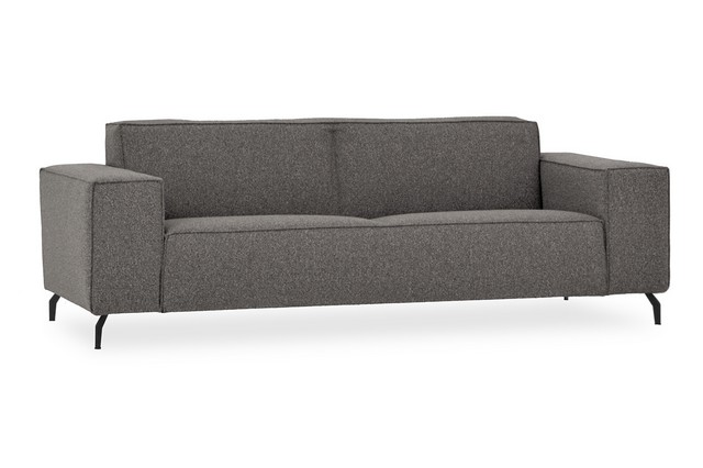 Nador 2,5-Sitzer Stoff Designersofa Nador Stoff grau