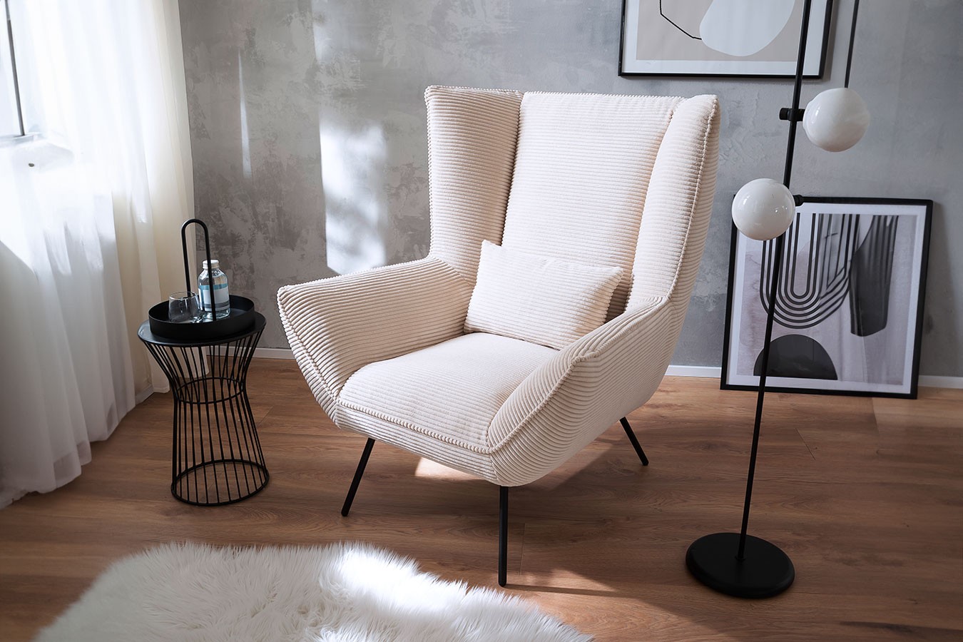 Sessel Cord natur