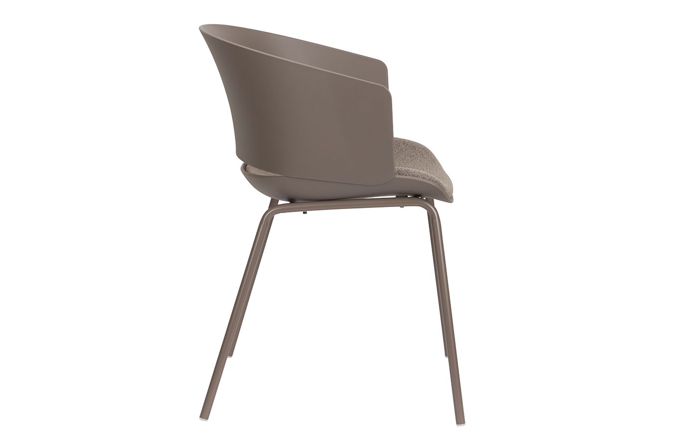 Designerstuhl Jessi Kunststoff taupe