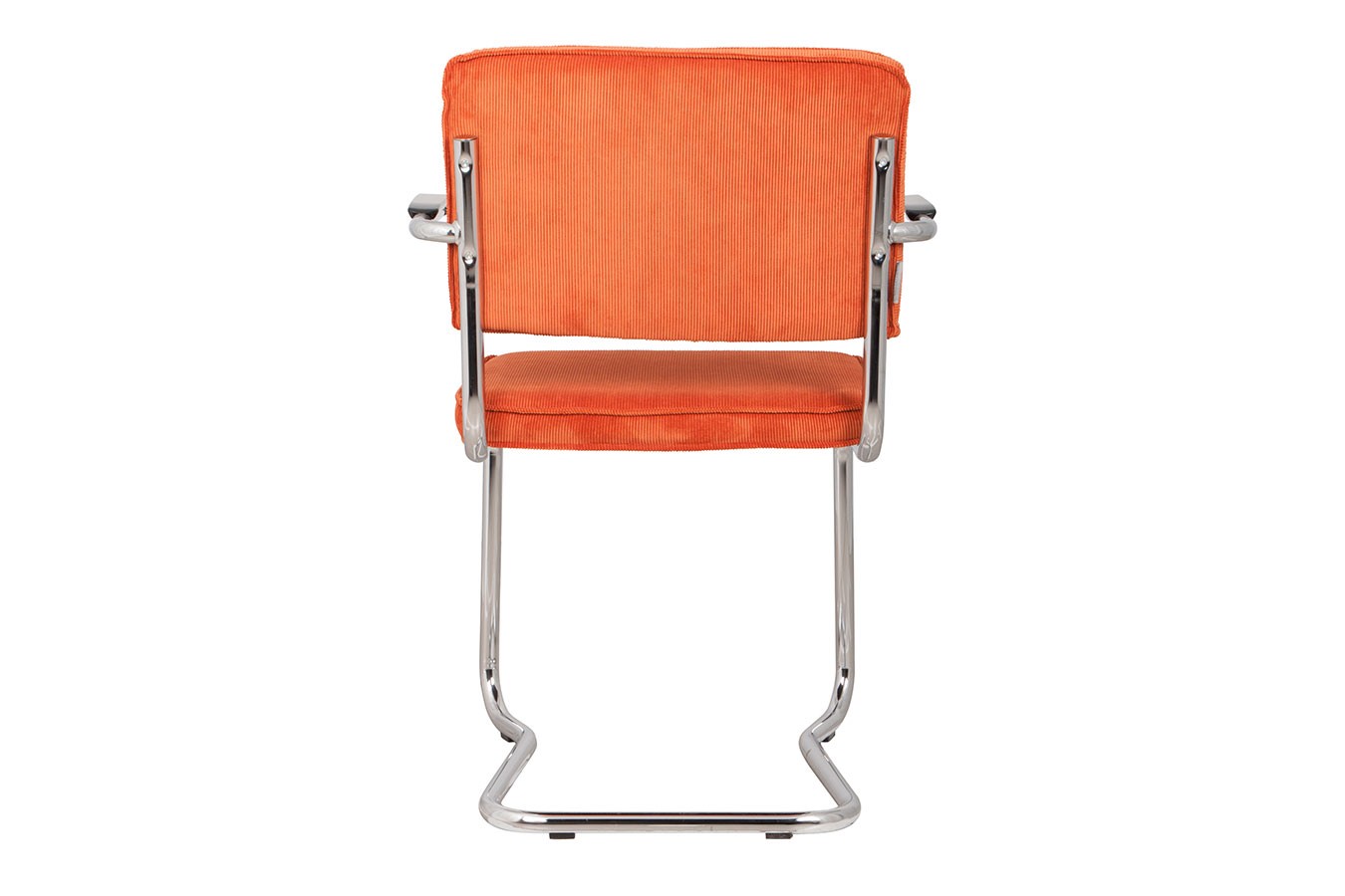 Freischwinger King mit Arm Cordorange
