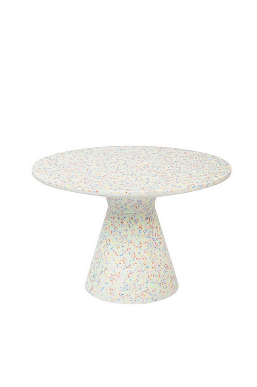 Couchtisch Vicky recycled weiss D 50 cm