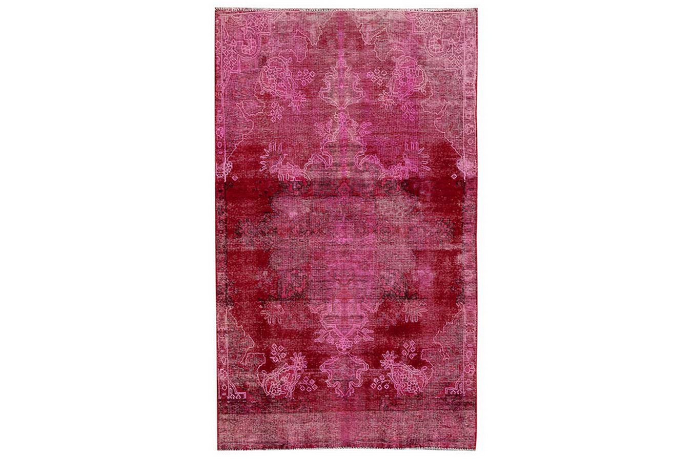 Teppich Unikat Vintage pink 234*143*09 cm