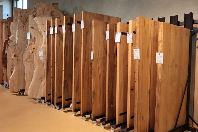 Tischplatte Eiche organisch 120 x80 cm