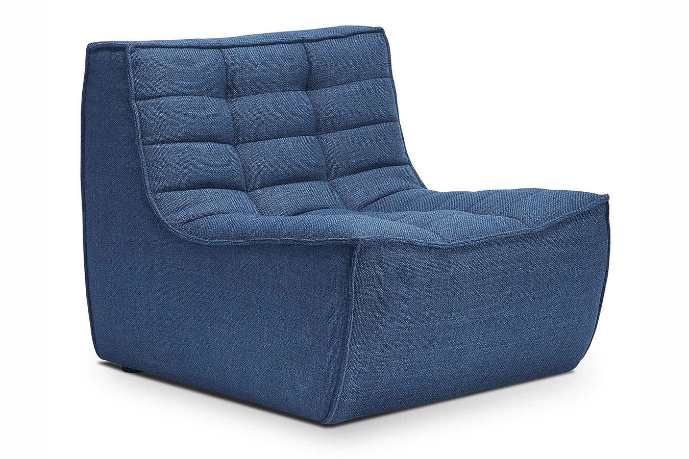 Modulsofa N701 Einsitzer blau B 80 cm