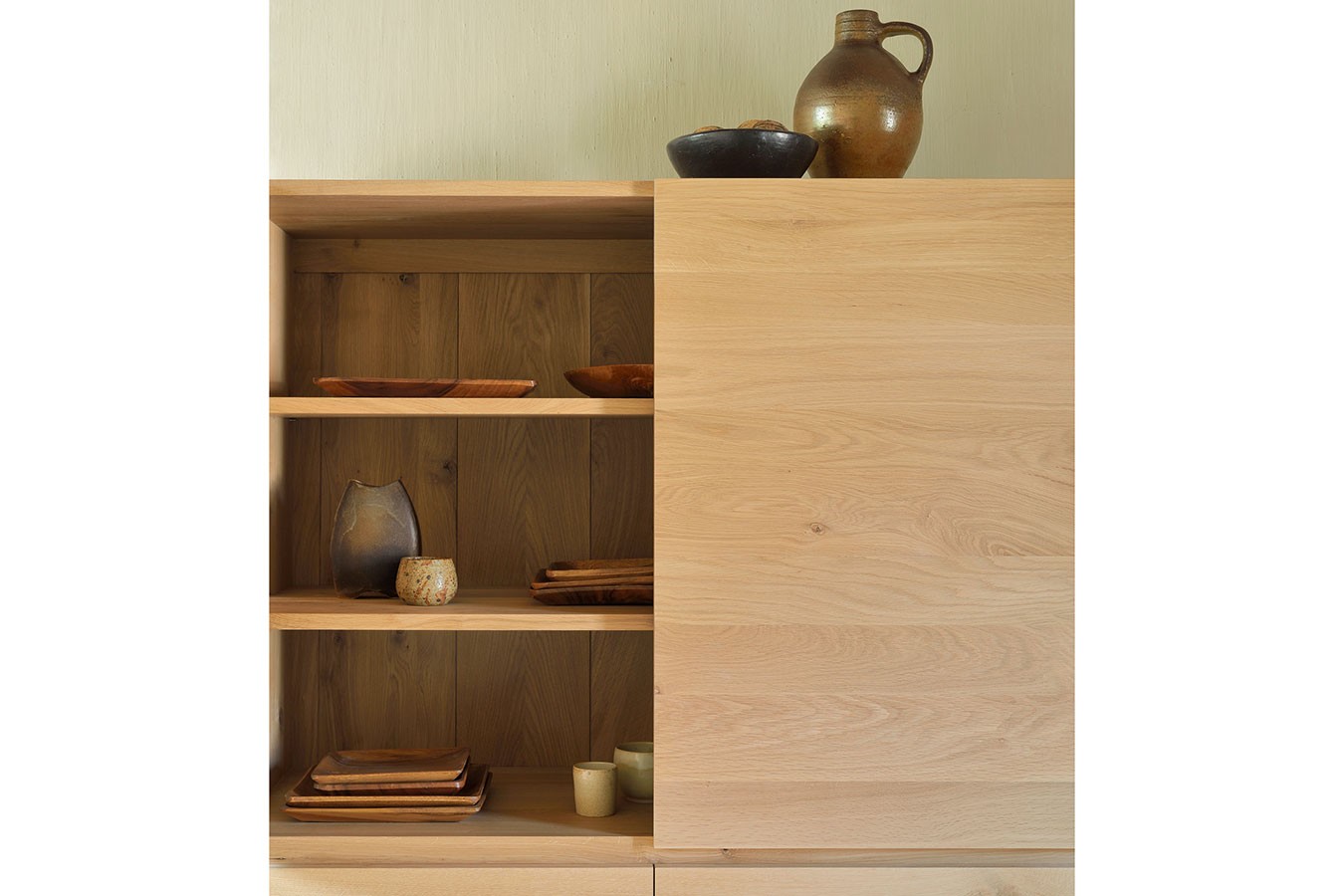 Second Life Schrank Eiche natur H 162 cm