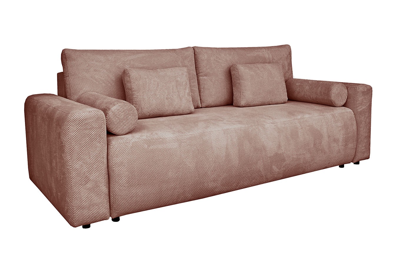 Schlafsofa Raven Stoff altrosa