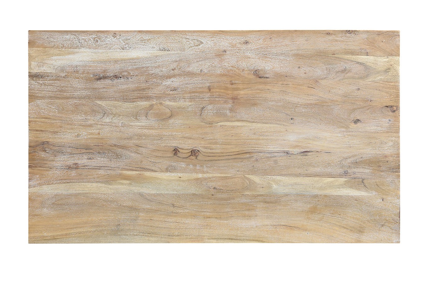 Tisch Landhaus Akazie massiv white washed B 160 cm