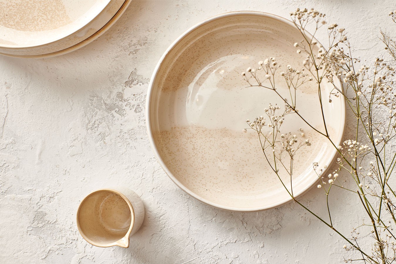 Speiseteller Nougat beige D 21,6 cm