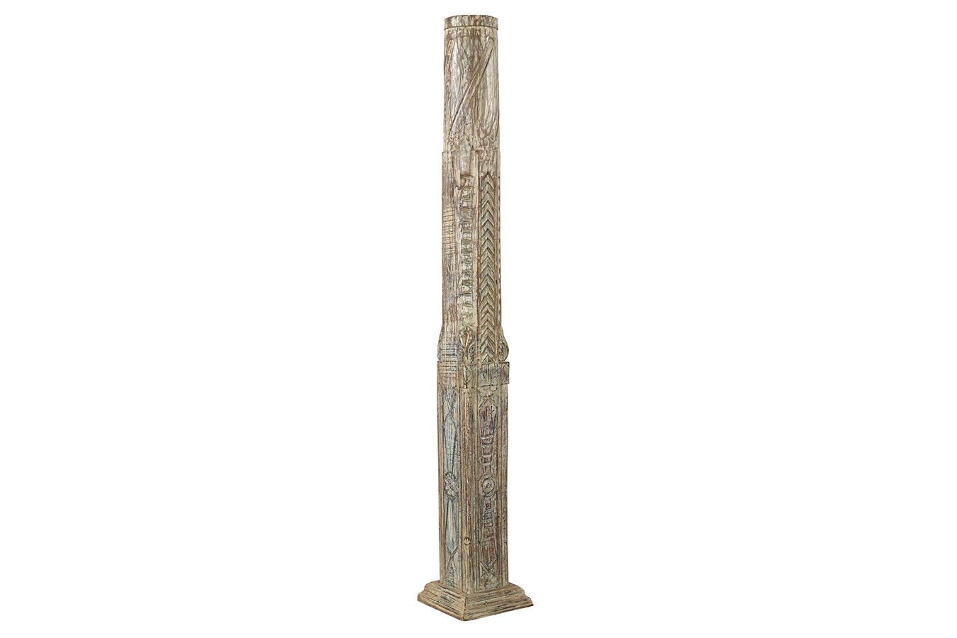 Dekosäule Massivholz H ca 150 cm